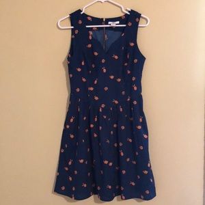 Rabbit fit and flare dress